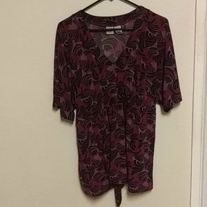 Maternity V-neck dress top